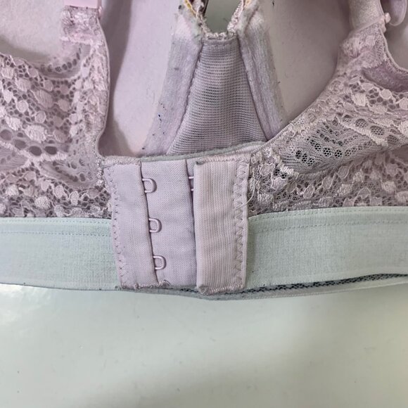 Victoria’s Secret Perfect Shape Logo Tape Bra in Pink Lace Size 36DD - Picture 5 of 6